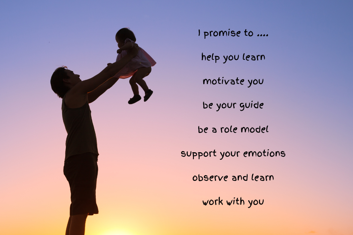 Parents role in early learning, As a parent I promise to...