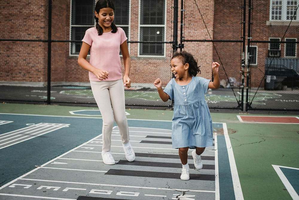 Gross Motor Skill Activities for Children through movement and play: kids-playing-together-happily